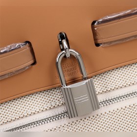 (Абрикосовый цвет, льняная ткань) Hermès Herdag Импортная водонеп