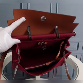 (Винный красный) Hermès Herdag Импортная водонепроницаемая серия 