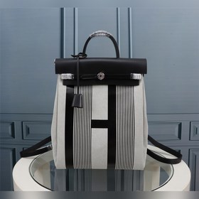 (белый/черный H) Рюкзак из парусины Herbag, универсальный Размеры