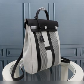 (белый/черный H) Рюкзак из парусины Herbag, универсальный Размеры