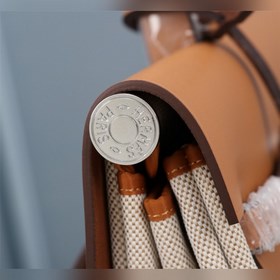 (Абрикосовый) Холщовая сумка Herbag, универсальная Размеры： длина