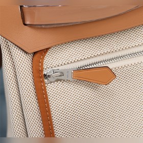 (Абрикосовый) Холщовая сумка Herbag, универсальная Размеры： длина