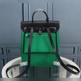 (Нефритово-зеленый/черный) Рюкзак из парусины Herbag, универсальн