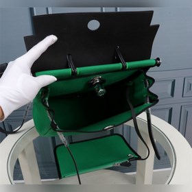 (Нефритово-зеленый/черный) Рюкзак из парусины Herbag, универсальн