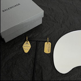 Balenciaga серьги, лаконичные и элегантные, изготовлены из высоко
