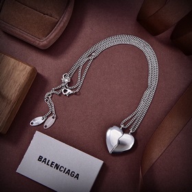 Новый товар, оригинал. Balenciaga, ожерелье «Два сердца», можно р