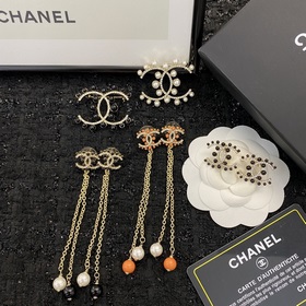 Код GE074  0659865 [Chanel] Классические серьги Chanel, популярн