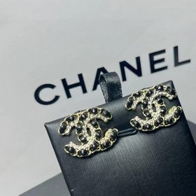 Chanel ZP-модель Маленькие Chanel CHANEL Сережки-гвоздики с букв