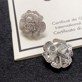 CHANEL Chanel серьги-гвоздики в новом популярном дизайне CHAN 23K