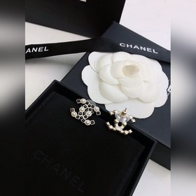 Chanel 22P Chanel новейшая модель черно-белых квадратных бриллиан