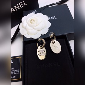 Chanel Классические серьги-гвоздики с цирконием Индивидуальные 