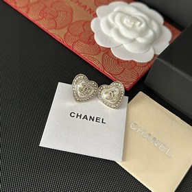 Chanel подержанные серьги с двойным логотипом. Оригинальная копия
