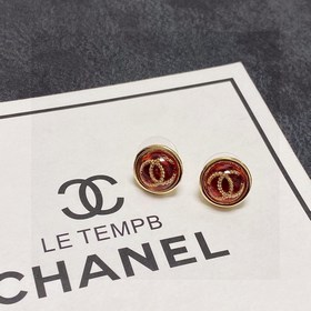 Chanel  2024 Новая модель Chanel ретро-серьги в форме красных ко