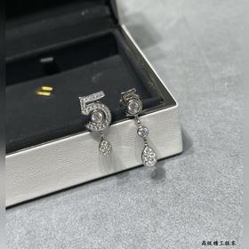 Материал V-Gold 5140196  Популярные серьги-гвоздики Chanel с циф