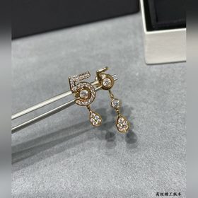 Материал V-Gold 5140196  Популярные серьги-гвоздики Chanel с циф