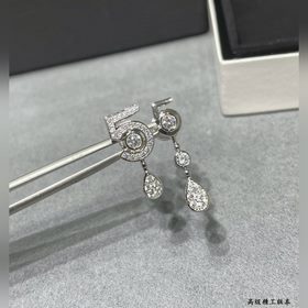Материал V-Gold 5140196  Популярные серьги-гвоздики Chanel с циф
