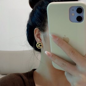 Chanel двойные C черные серьги. Эти серьги можно носить с любой о