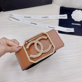 7,0 см пояс Chanel с двухсторонней гладкой текстурой, который мож