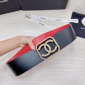 7,0 см пояс Chanel с двухсторонней гладкой текстурой, который мож