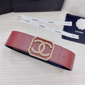 7,0 см пояс Chanel с двухсторонней гладкой текстурой, который мож
