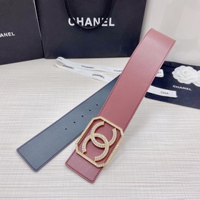 7,0 см пояс Chanel с двухсторонней гладкой текстурой, который мож