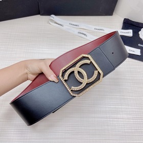 7,0 см пояс Chanel с двухсторонней гладкой текстурой, который мож