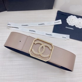 7,0 см пояс Chanel с двухсторонней гладкой текстурой, который мож