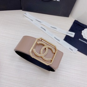 7,0 см пояс Chanel с двухсторонней гладкой текстурой, который мож