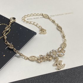 Chanel браслет с бриллиантами виде цветов и листьев