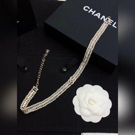 Ожерелье, CH*NEL, Chanel, высокое качество, новая модель плетеног