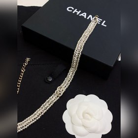 Ожерелье, CH*NEL, Chanel, высокое качество, новая модель плетеног