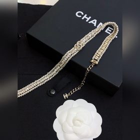 Ожерелье, CH*NEL, Chanel, высокое качество, новая модель плетеног