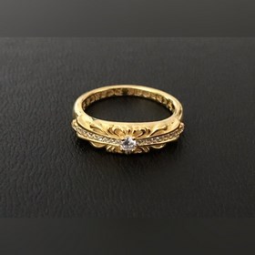 Подлинный макет Chrome Hearts Кольцо с крестом Позолота 22 карата