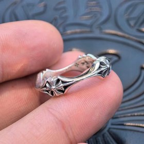 Chrome Hearts Классическое ретро кольцо с крестом, версия высшего