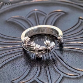 Chrome Hearts Классическое ретро кольцо с крестом, версия высшего