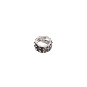 Chrome Hearts Двойной большой кольцо с крестом Размер： 12,14,18,2
