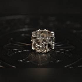 Chrome Hearts Классическое кольцо в форме квадратного надгробия z