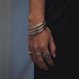 Chrome Hearts Классическое кольцо в форме квадратного надгробия z
