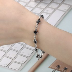 Кро-Сердце Браслет с крестом и бриллиантами