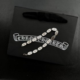 Chrome Hearts  Браслет с эллиптической пластиной с буквой Chrome