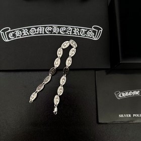 Chrome Hearts  Браслет с эллиптической пластиной с буквой Chrome