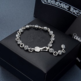 Chrome Hearts Крест с круглыми шариками, браслет для мужчин и жен