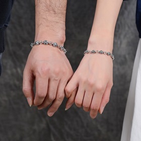 Chrome Hearts Крест с круглыми шариками, браслет для мужчин и жен
