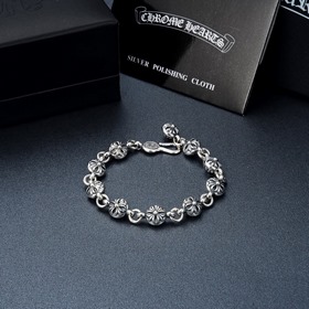 Chrome Hearts Крест с круглыми шариками, браслет для мужчин и жен