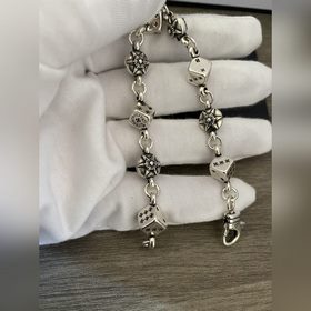 Chrome Hearts Браслет с игральными костями Размер： 18,20,22 см