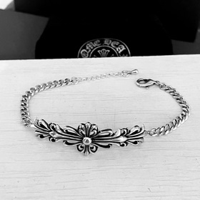 Оригинальный браслет Chrome Hearts с крестом, импортное изготовле