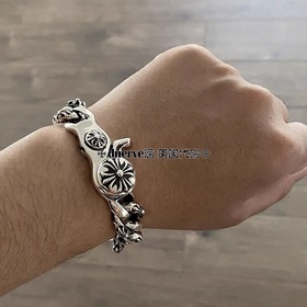 Chrome Hearts Широкий браслет с застежкой виде омара