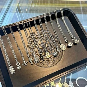 Эксклюзивные товары [chrome Hearts] Коллекция ожерелий! Мы ориент