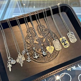 Эксклюзивные товары [chrome Hearts] Коллекция ожерелий! Мы ориент