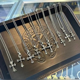 Эксклюзивные товары [chrome Hearts] Коллекция ожерелий! Мы ориент